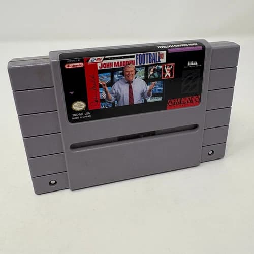 John Madden Football 93 (Super Nintendo SNES) Tested Authentic Cartridge Only