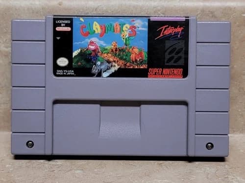 SNES Super Nintendo Claymates NTSC TESTED