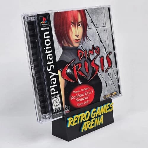 💿REFURBISHED Dino Crisis with Resident Evil 3 Demo (PlayStation 1 PS1) CIB💿