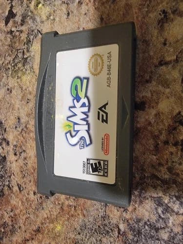 The Sims 2 (Nintendo GameBoy Advance, 2005) Cartridge Only