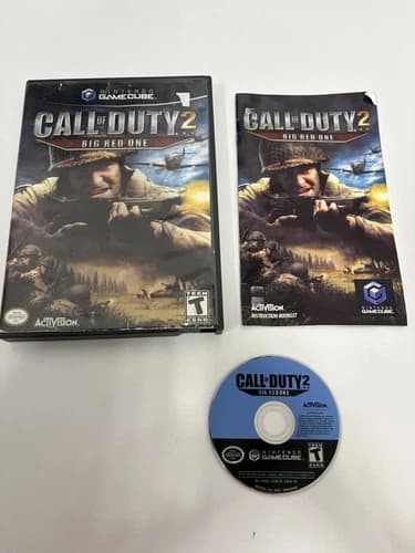 Call of Duty 2: Big Red One Nintendo GameCube CIB Complete w/Manual TESTED