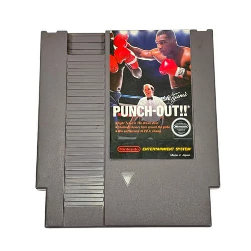 Nintendo NES - Mike Tysons Punch-Out!! Game Cartridge
