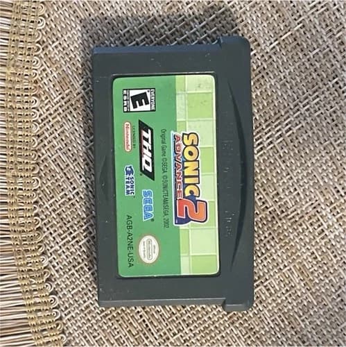 Sonic Advance 2 Nintendo Game Boy Advance Game Cartridge Sonic THQ E NTSC-U/C