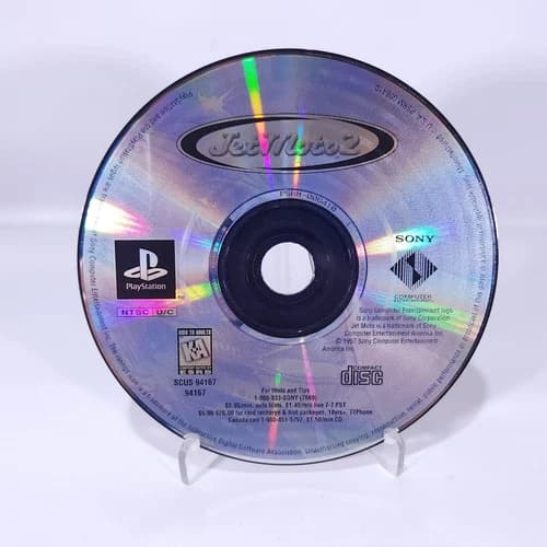 Jet Moto 2 (Sony PlayStation 1, 1997) Disc Only Tested