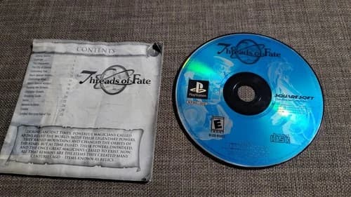 Threads of Fate (Playstation 1 PS1, 2000) Disc Only Tested