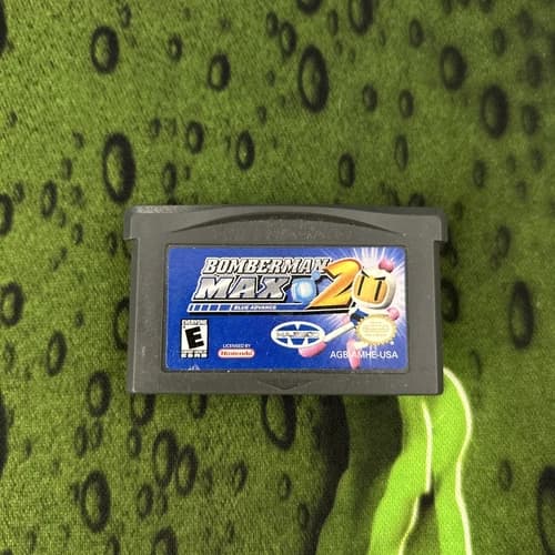 Bomberman MAX 2: Blue Advance (Nintendo Game Boy Advance, 2002) Cart only