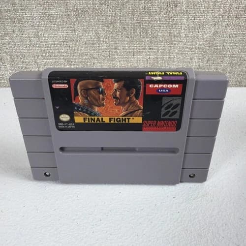 Final Fight (Super Nintendo, 1991 SNES, Capcom) Authentic Cart Tested