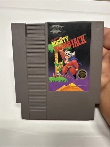 Mighty Bomb Jack (Nintendo Entertainment System NES, 1987) Game TESTED