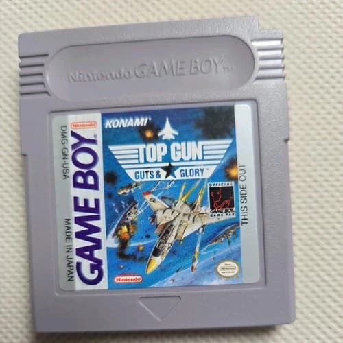 Vintage 1993 Konami Top Gun: Guts and Glory (Nintendo Game Boy ) Tested
