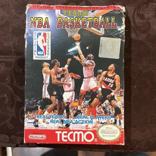 Tecmo NBA Basketball (Nintendo Entertainment System) Cib