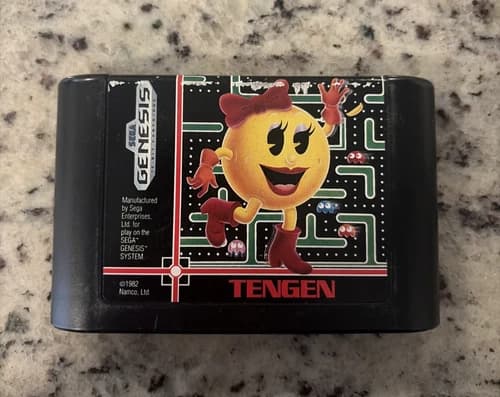 Ms. Pac-Man (Sega Genesis, 1991) TESTED WORKING