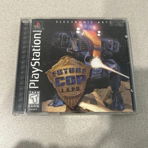 Future Cop LAPD Sony PlayStation 1 PS1 (1998, EA) CIB Resurfaced Disk