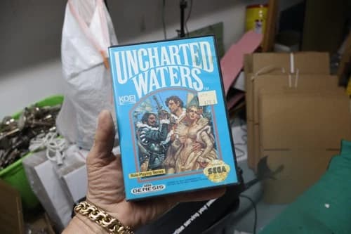 Uncharted Waters (Sega Genesis, 1992) - Complete In Box!
