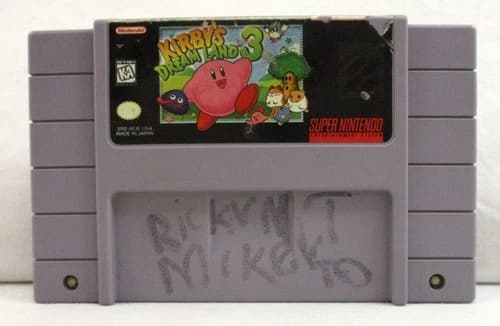 Kirby's Dream Land 3 Super Nintendo SNES Video Game 1997 CART ONLY