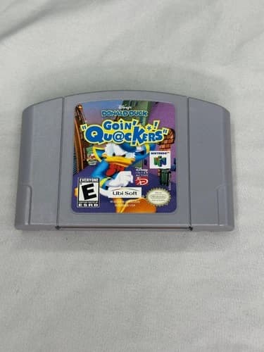 Donald Duck Goin' Quackers - Nintendo 64 Game Cartridge (Authentic)