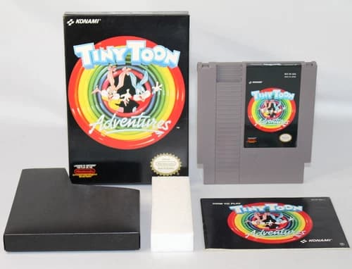 Tiny Toon Adventures NES Nintendo Complete CIB Authentic Great Condition! RARE!