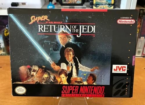 Super Star Wars Return of the Jedi (Super Nintendo, SNES) CIB, Complete