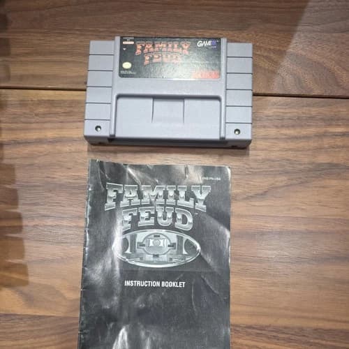 Family Feud (Super Nintendo Entertainment System, 1993) SNES Cart Only