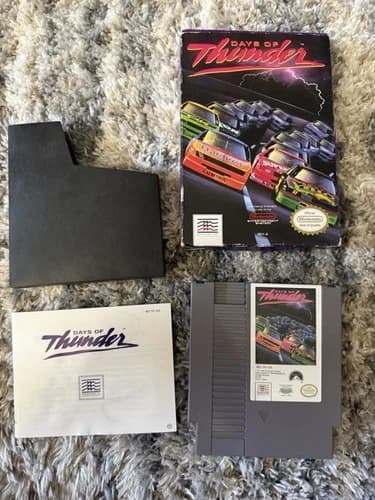 Days of Thunder (Nintendo Entertainment System, 1990) - Complete In Box!!!