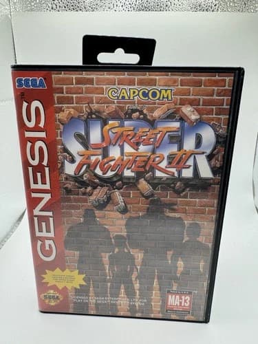 Super Street Fighter II (Sega Genesis, 1994) COMPLETE IN BOX CIB