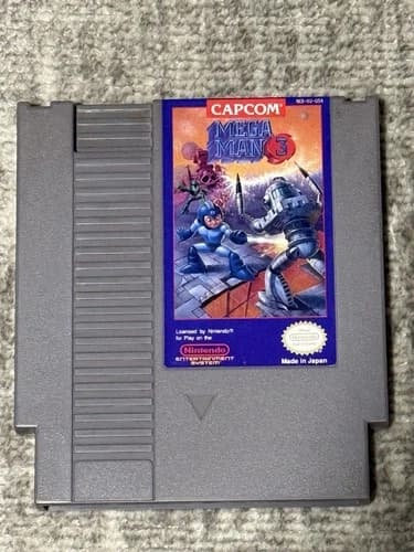 Mega Man 3 Nintendo NES Authentic Tested Working