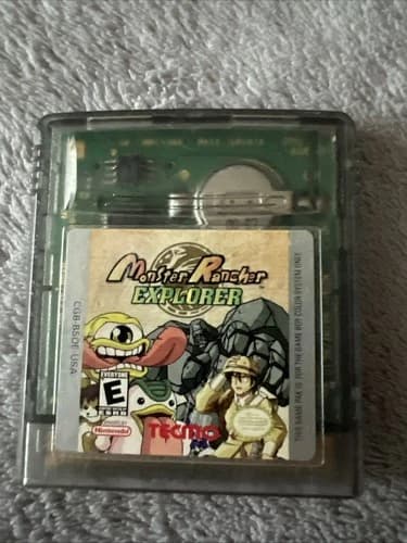 Monster Rancher Explorer Game Boy Color GBC Authentic