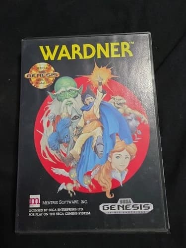 Wardner 1991 Sega Genesis Complete - CIB - Excellent Shape - RARE