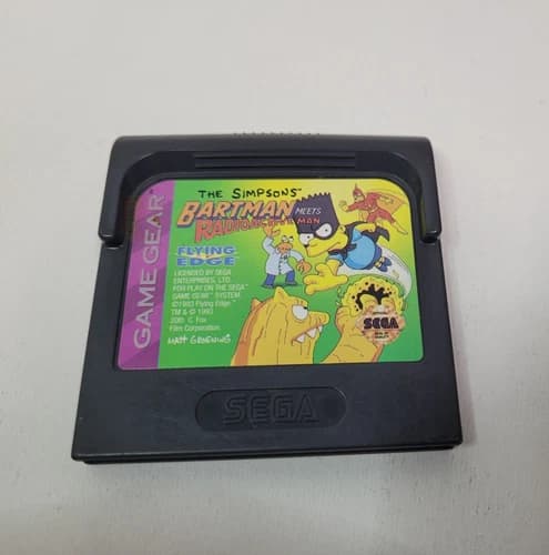 The Simpsons : Bartman Meets Radioactive Man - SEGA Game Gear