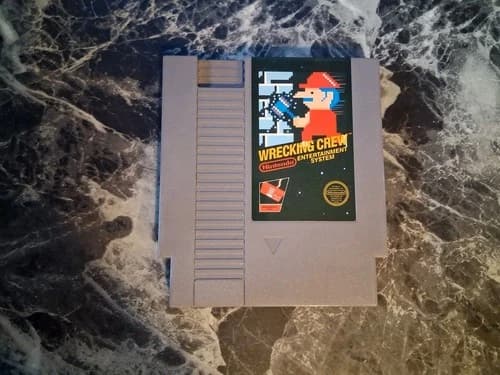 Wrecking Crew Nintendo NES Authentic Tested Contacts Cleaned