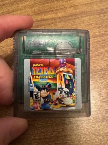 Magical Tetris Challenge (Nintendo Game Boy Color) GBC video game Gameboy cart