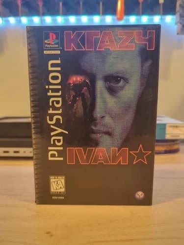 Krazy Ivan PS1, (Sony PlayStation 1, 1996) CIB Complete, Long Box, Rare