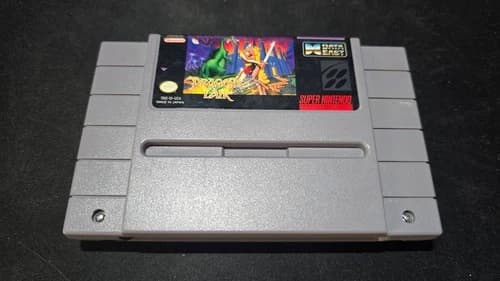 Dragon's Lair Date East Authentic Super Nintendo SNES NRMT condition cartridge