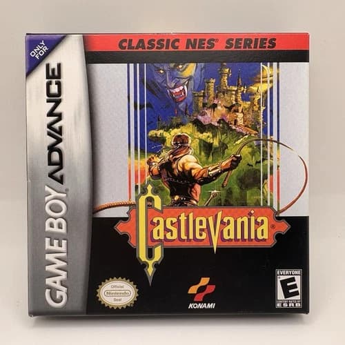 Nintendo Gameboy Advance Castlevania Classic NES Series CIB Tested & Working