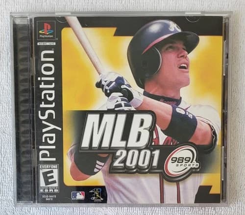 MLB 2001 PlayStation 1 PS1 Game Complete CIB