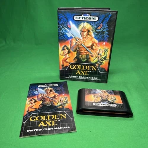 Golden Axe (SEGA Genesis) Complete w/ Manual
