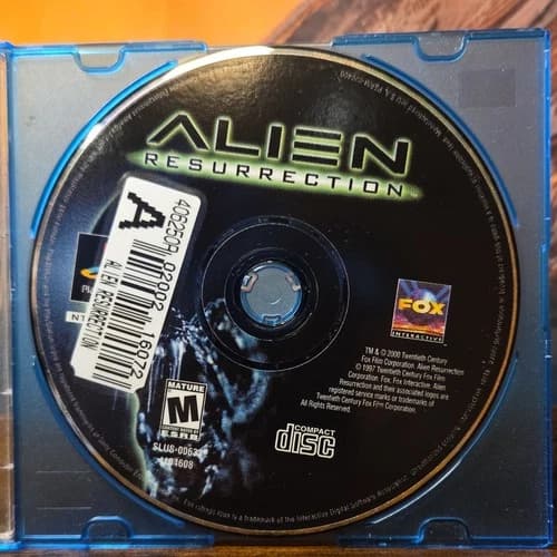 Alien Resurrection - PlayStation 1 PS1 2000 - Disc Only Rental Copy - Tested