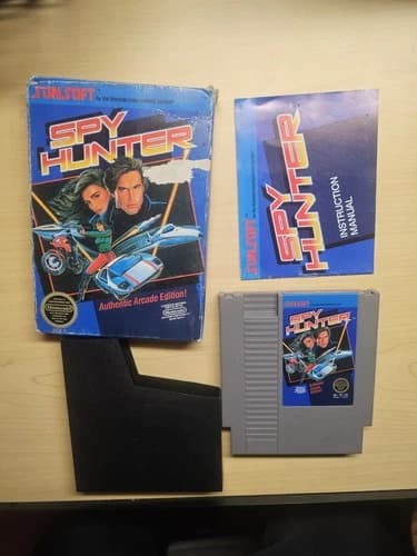 Spy Hunter Nintendo Nes CIB Tested