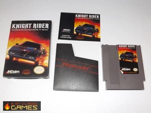 Knight Rider COMPLETE BOX - NINTENDO NES FAST SHIPPING! 44a