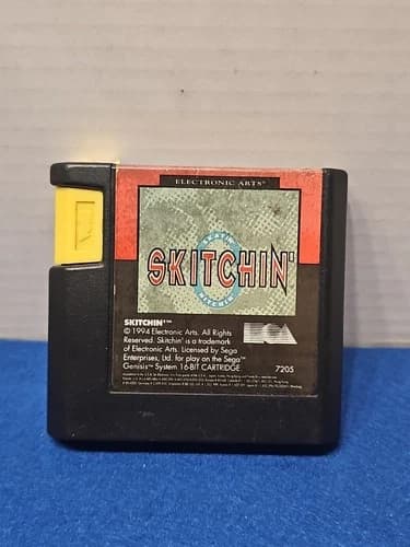 Electronic Arts Skitchin' Original Sega Genesis 1994 Video Game Cartridge