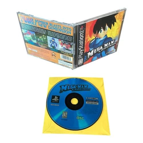 Sony PlayStation 1 PS1 CIB COMPLETE TESTED Mega Man Legends 1998 BL