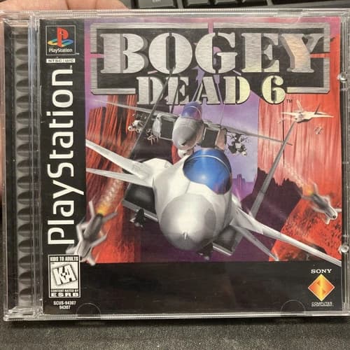 Bogey: Dead 6 (Sony PlayStation 1, 1996) Complete Tested CIB PS1 94307