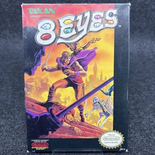 8 Eyes (NES) - Authentic CIB Great Condition