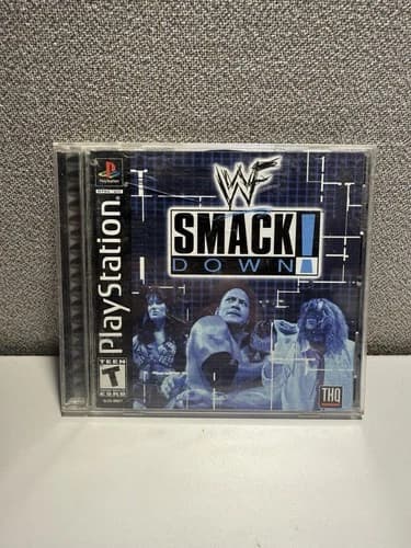 WWF SmackDown (Sony PlayStation 1) PS1 CIB Black Label