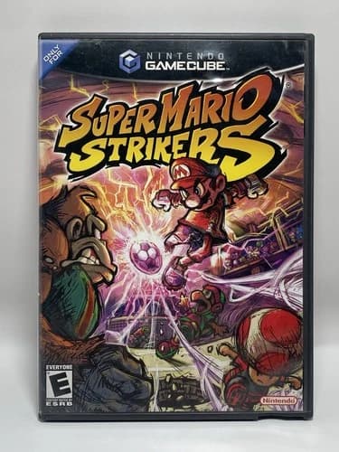 Super Mario Strikers Nintendo GameCube 2005 Complete in Box (CIB)