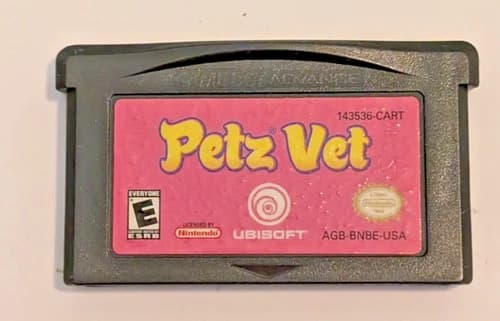 Petz Vet (Nintendo Game Boy Advance, 2007) GBA TESTED