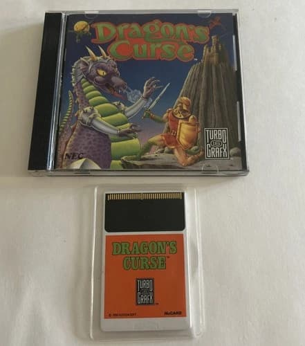 Dragon's Curse TurboGrafx-16 Complete In Case- Tested/ Authentic