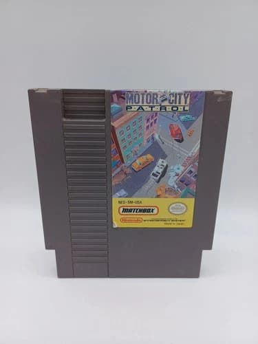 Matchbox Motor City Patrol Nintendo NES 1992 Cart Only, Authentic Tested