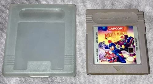 Mega Man 4 IV Nintendo Gameboy Authentic Tested Good Label Cartridge Only