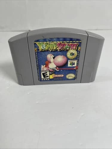 Yoshi's Story Nintendo 64 N64 Game Cartridge 1997 Tested Works Authentic
