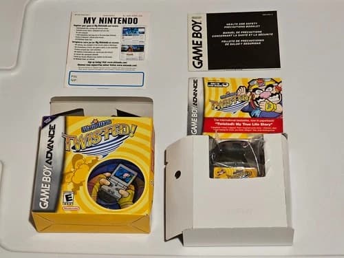 WarioWare Twisted! Gameboy Advance GBA Complete CIB Video Game Beautiful